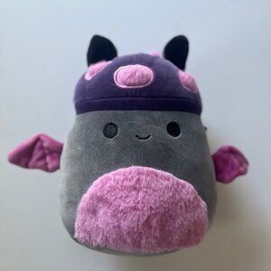 Squishmallow 8” Purple Mushroom Bat “Franco”